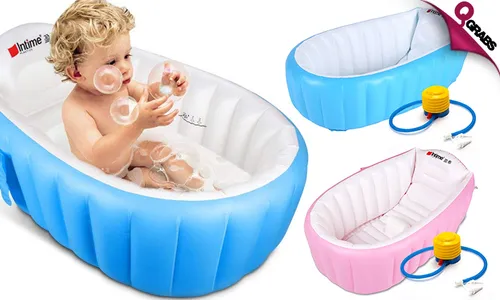Inflatable Baby Bathtub!